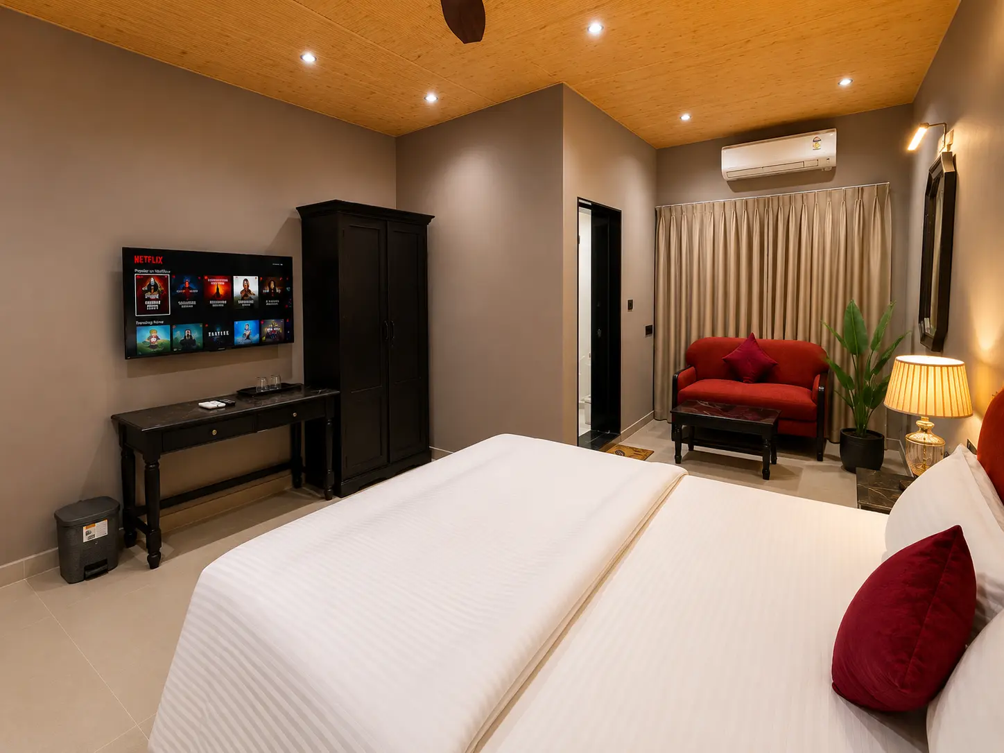 Superior Room interior at Guru Shikhar Heights